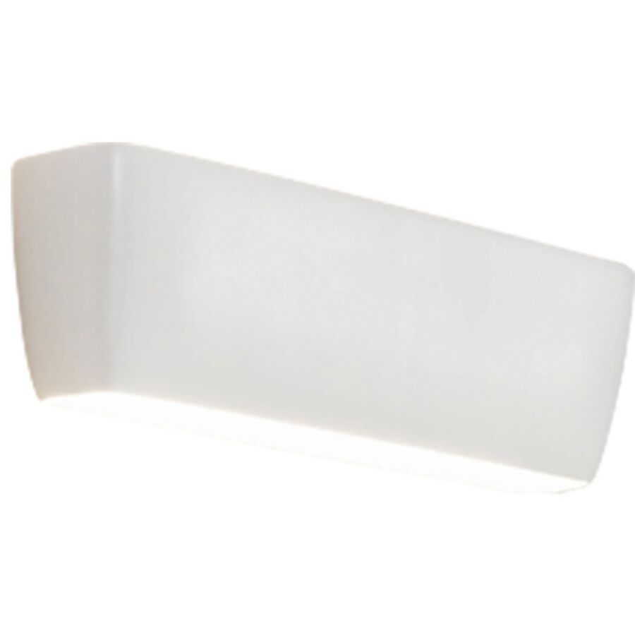 Nemo Wandlampe Flaca Aluminium weiss - LED - Lichtfarbe: Warmweiss - Wandlampe- LED Energiesparlampe