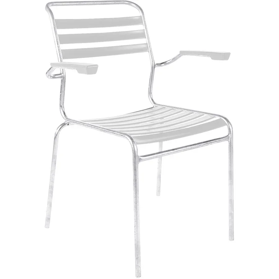Schaffner Gartenstuhl Säntis Weiss Kunststoff 62 cm - Schweizer Möbelhersteller - Gartenstuhl - Wetterfeste Gartenmöbel & Accessoires