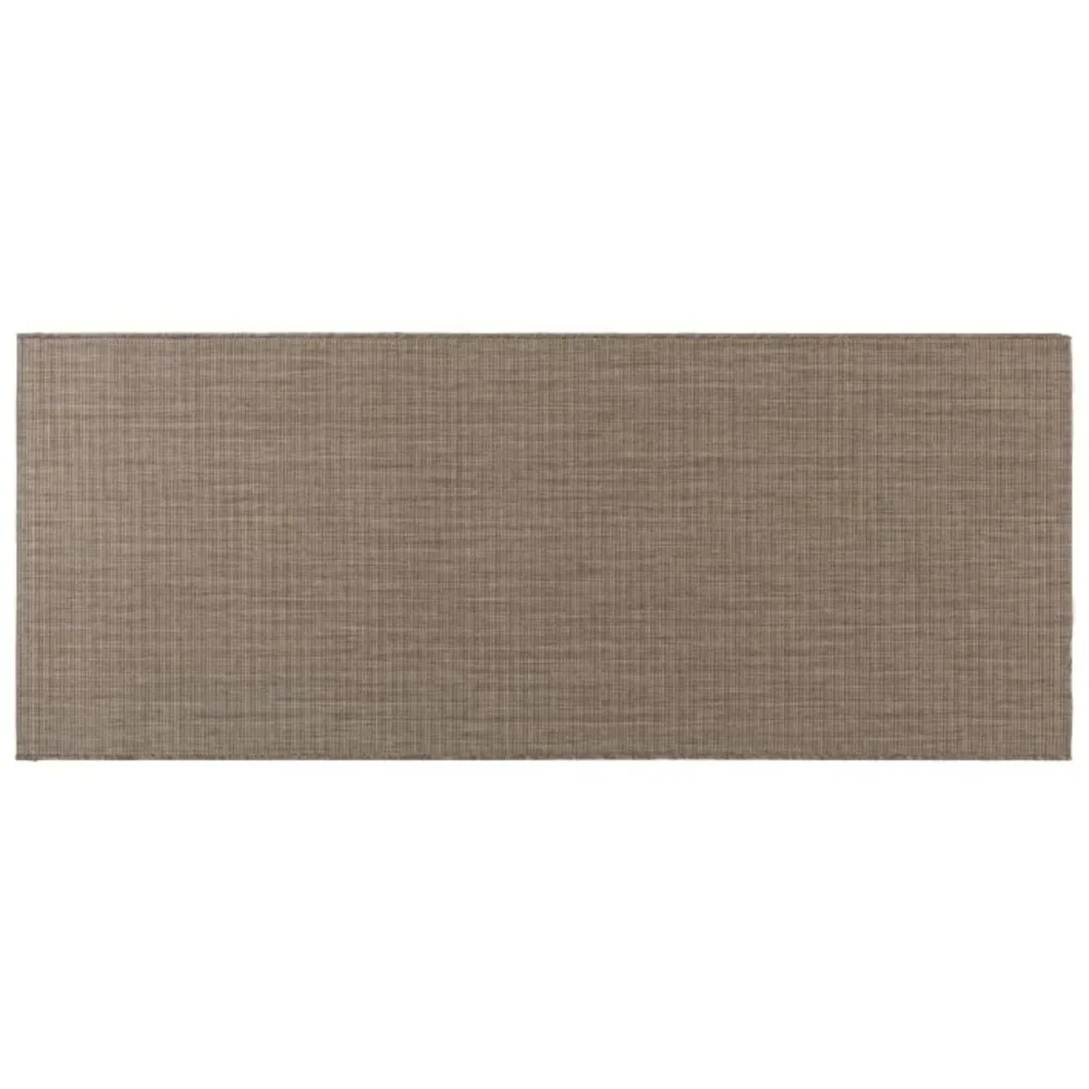 Outdoor-Teppich Outdoor teak Einfarbig Polypropylen 80 x 200 cm - Outdoor-Teppich