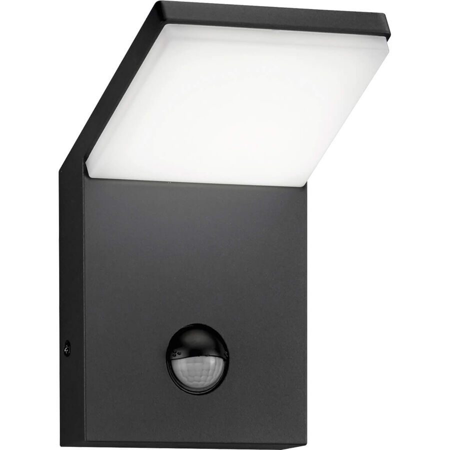 Wandlampe aussen Vive Grau Aluminium 10 cm 16 cm - Farbe: anthrazit - LED - Lichtfarbe: Warmweiss - Material: Aluguss - Wandlampe aussen- LED