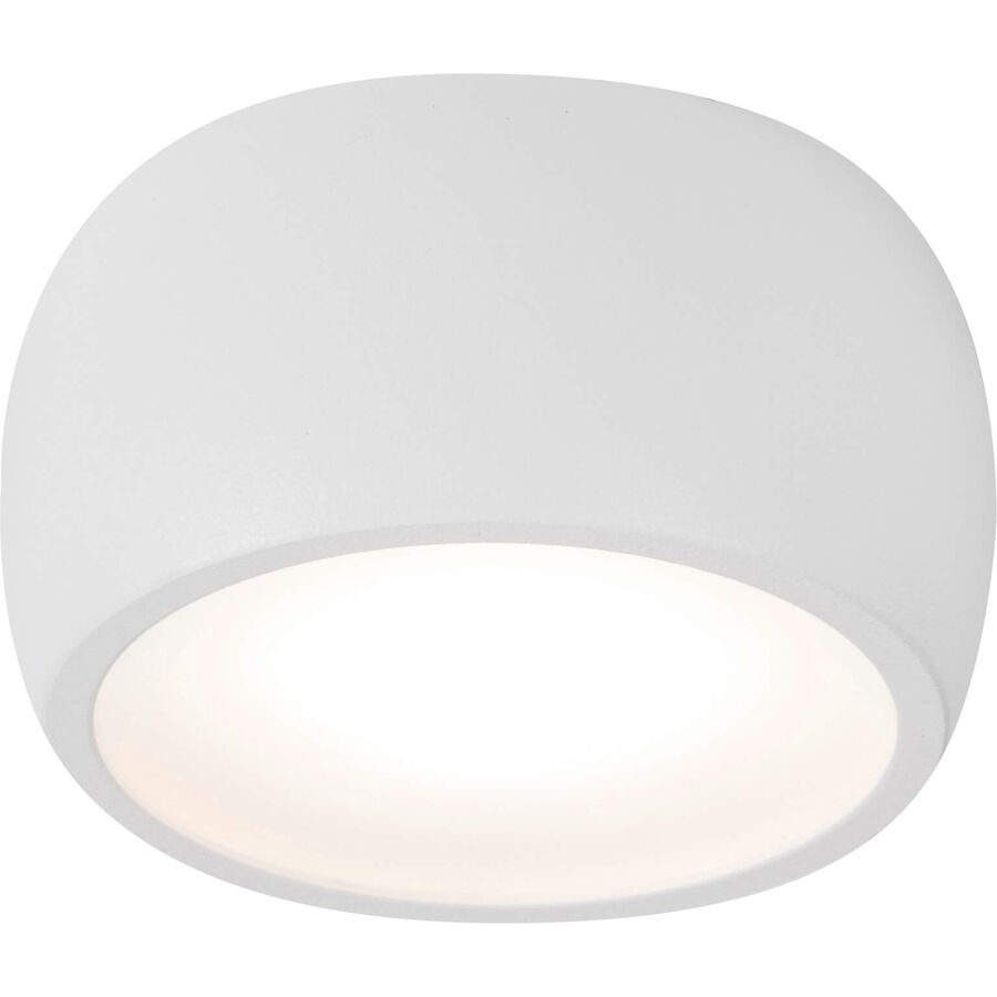 Deckenlampe Luena Weiss Metall 8 cm 4 cm - LED - Lichtfarbe: Warmweiss - Deckenlampe- LED Energiesparlampe