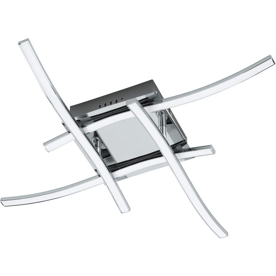 Eglo Deckenleuchte Valmora Chrom Weiss | 4 × 5 W