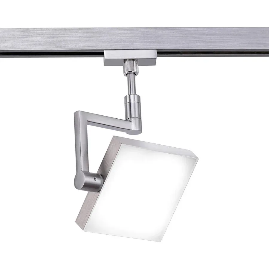 System HV-Track4 Silber Metall 11 cm 18 cm - LED - Lichtfarbe: Warmweiss - System- LED Energiesparlampe