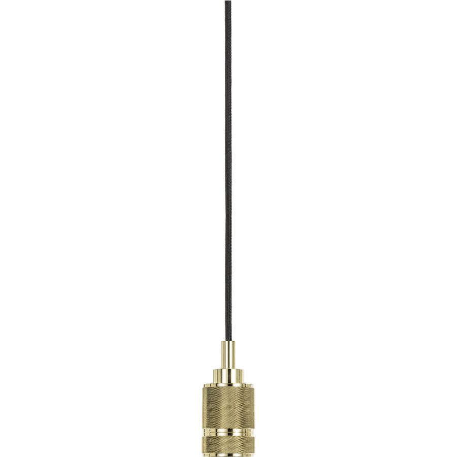 Pendellampe Industrial Gold/Schwarz Metall 10 cm 250 cm - Pendellampe