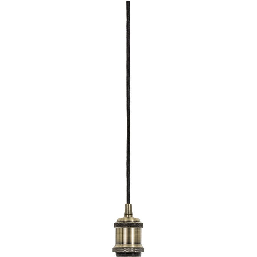 Pendellampe Industrial Grau Metall 10 cm 250 cm - Farbe: anthrazit - Pendellampe