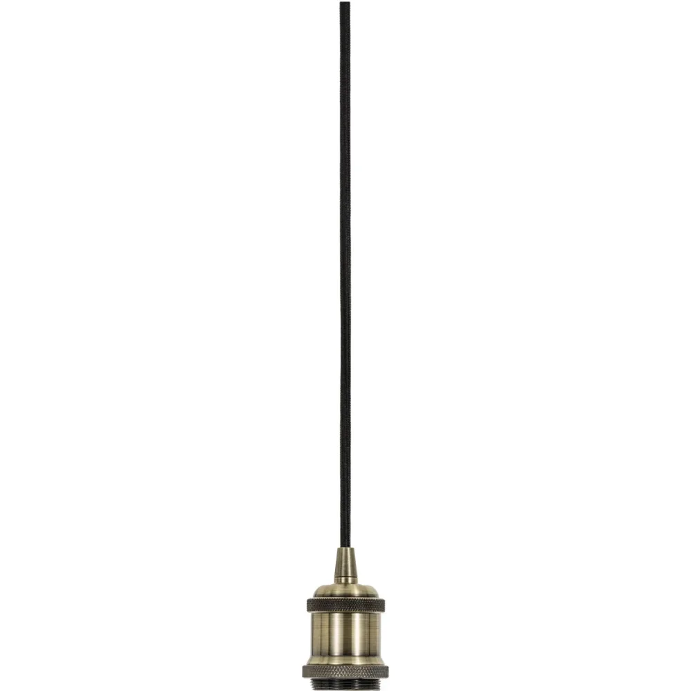 Pendellampe Industrial Grau Metall 10 cm 250 cm - Farbe: anthrazit - Pendellampe