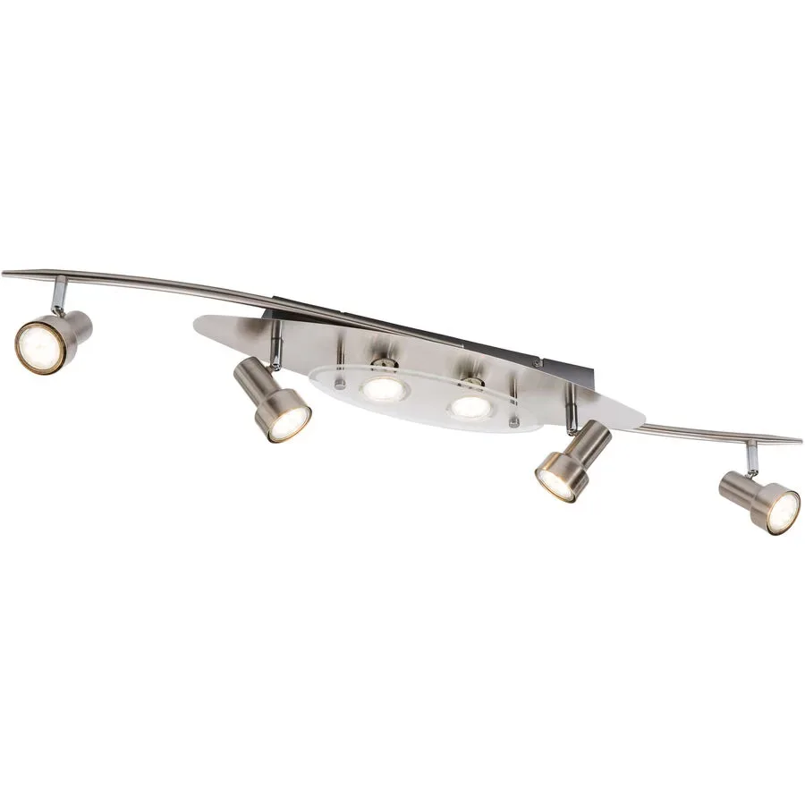 System Pleno Silber Kunststoff/Metall 92 cm 11.8 cm - LED - Lichtfarbe: Warmweiss - Material: Metall/Kunststoff - System- LED Energiesparlampe
