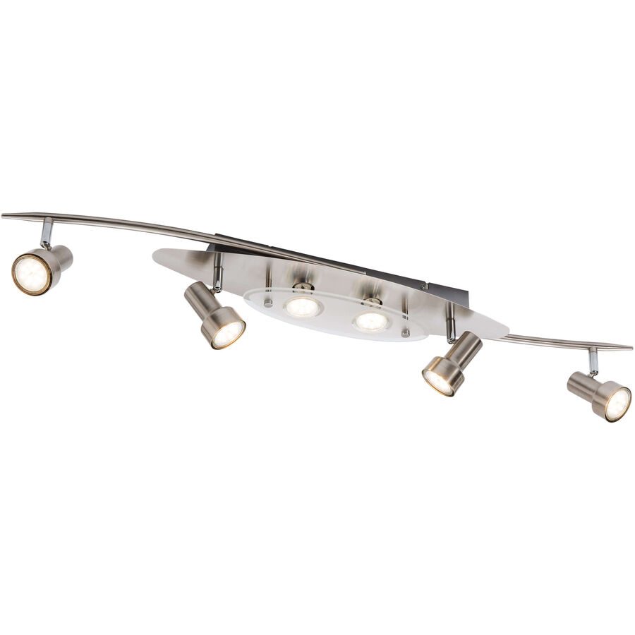 System Pleno Silber Kunststoff/Metall 92 cm 11.8 cm - LED - Lichtfarbe: Warmweiss - Material: Metall/Kunststoff - System- LED Energiesparlampe