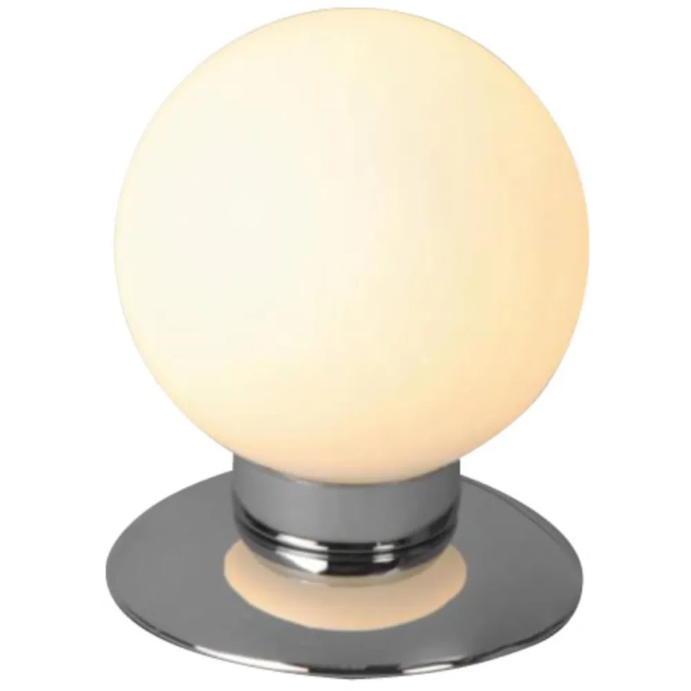 Tischlampe Claro+ Weiss Glas 13 cm 15 cm - LED - Lichtfarbe: Extra warmweiss - Tischlampe- LED Energiesparlampe