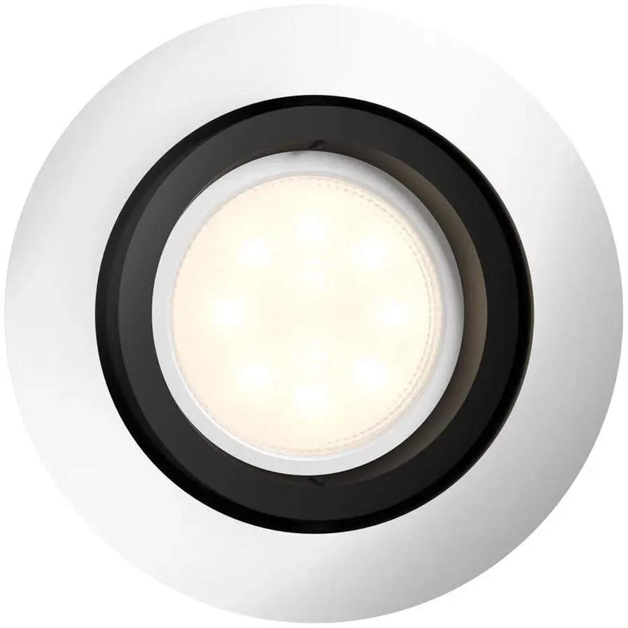 Spot Philips Hue Silber Kunststoff 9 cm 10 cm - LED - Lichtfarbe: Warmweiss - Kaltes Tagesweiss - Spot- LED Energiesparlampe