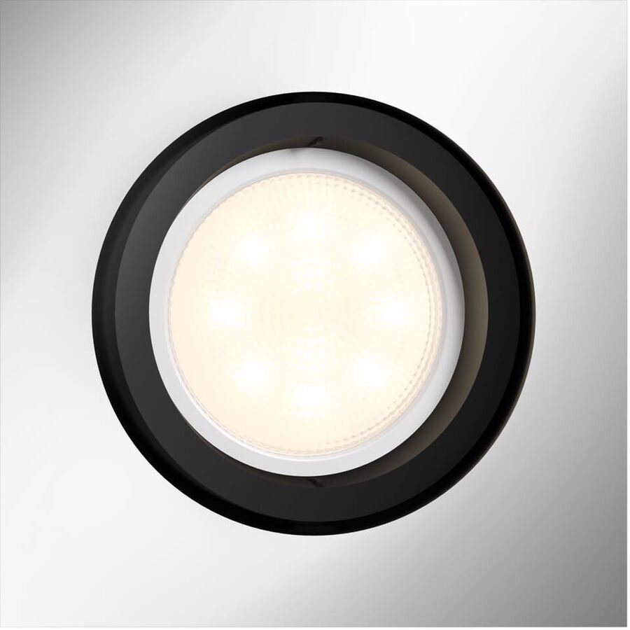 Spot Philips Hue Silber Kunststoff 9 cm 10 cm - Farbe: Aluminium - LED - Lichtfarbe: Warmweiss - Kaltes Tagesweiss - Spot- LED Energiesparlampe
