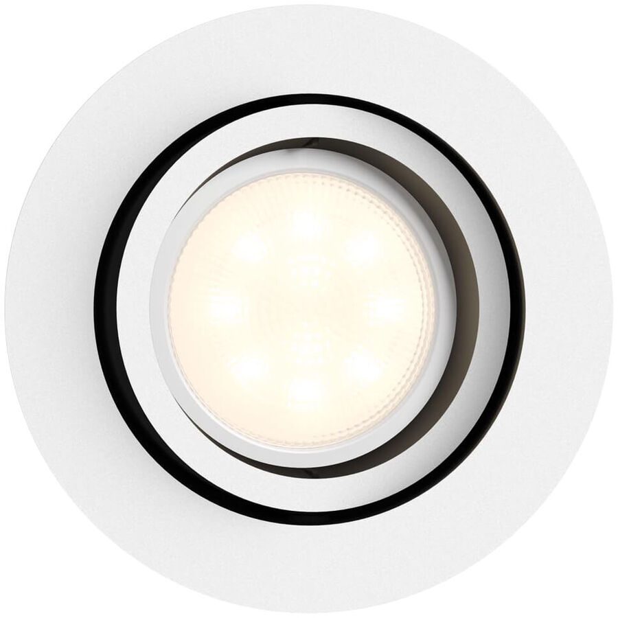 Spot Philips Hue Weiss Kunststoff 9 cm 10 cm - LED - Lichtfarbe: Warmweiss - Kaltes Tagesweiss - Spot- LED Energiesparlampe