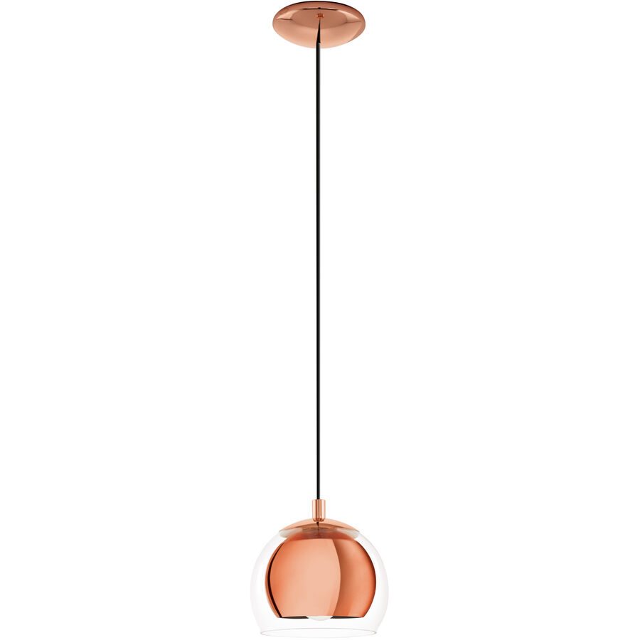 Pendellampe Rocamar Kupfer Stahl/Glas 110 cm - Material: Stahl/ Glas - Pendellampe