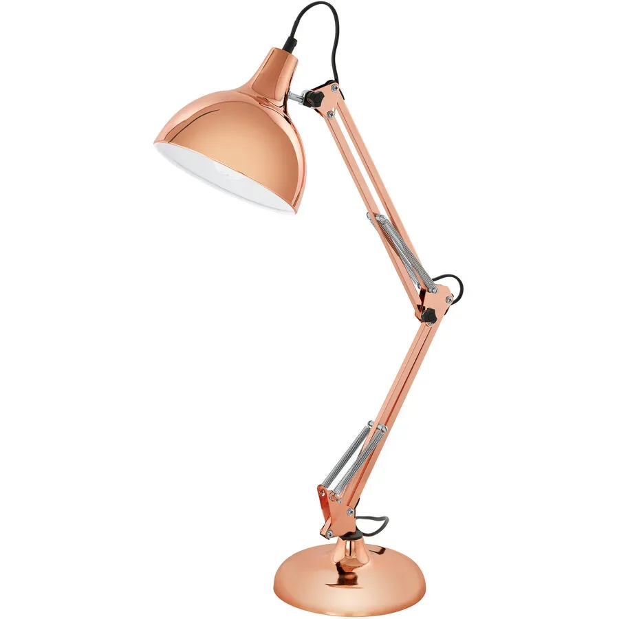 Tischlampe Borgillio Kupfer Stahl 40 cm 71 cm - Tischlampe