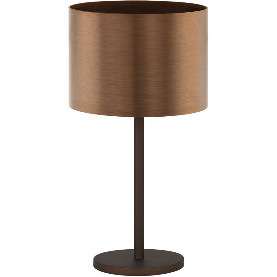 Tischlampe Saganto 1 Braun Kunststoff/Metall 66 cm - Tischlampe