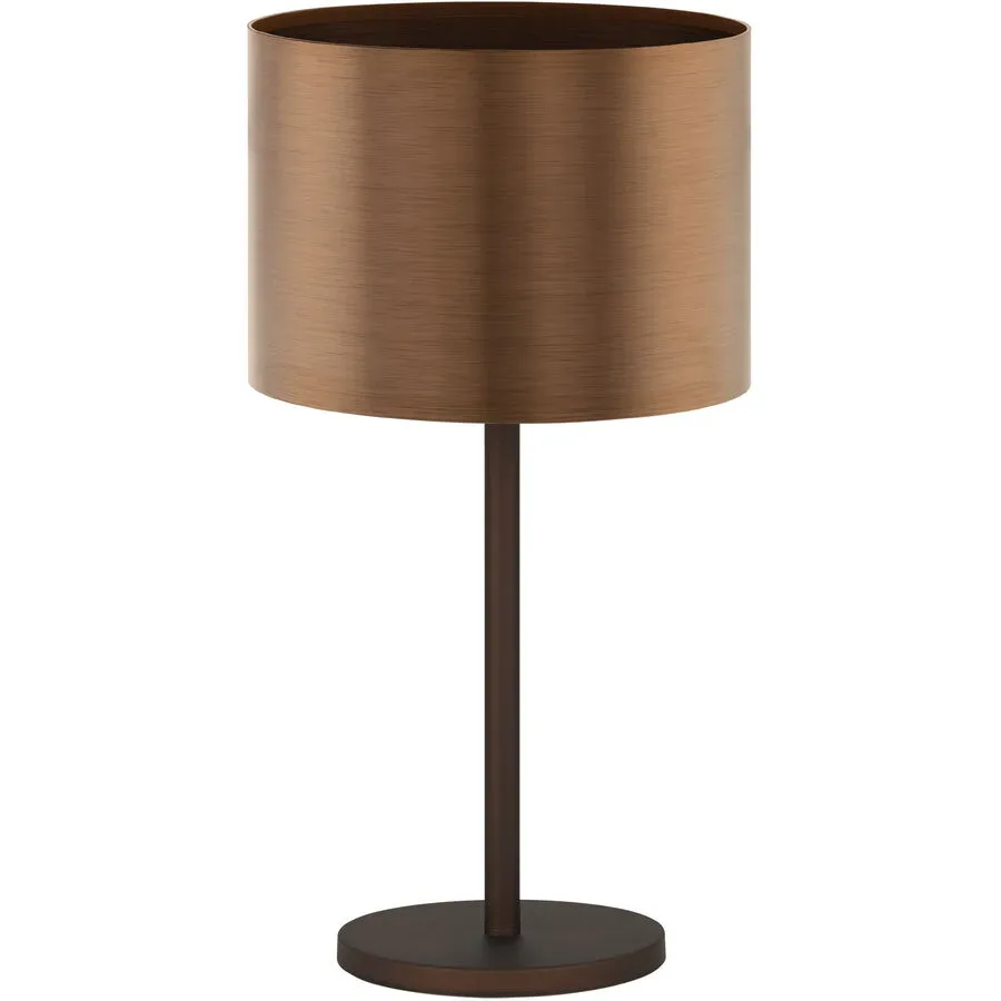 Tischlampe Saganto 1 Braun Kunststoff/Metall 66 cm - Tischlampe