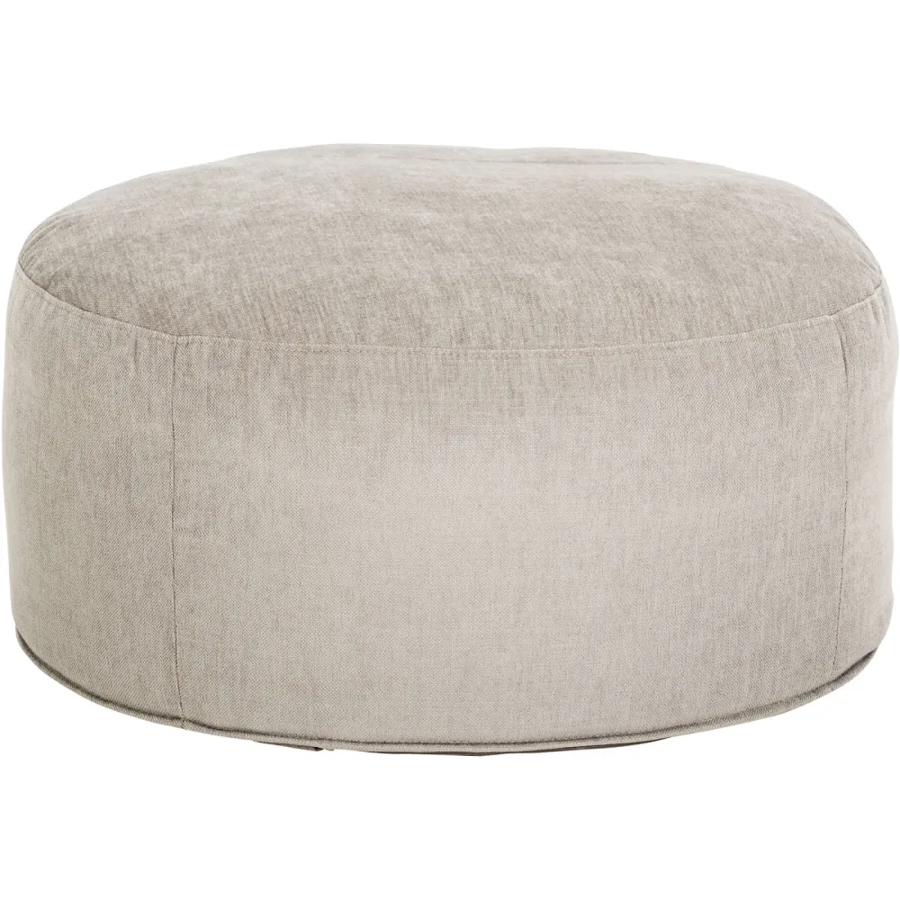 Hocker Oliver Beige Stoff 78 cm 36 cm - Hocker