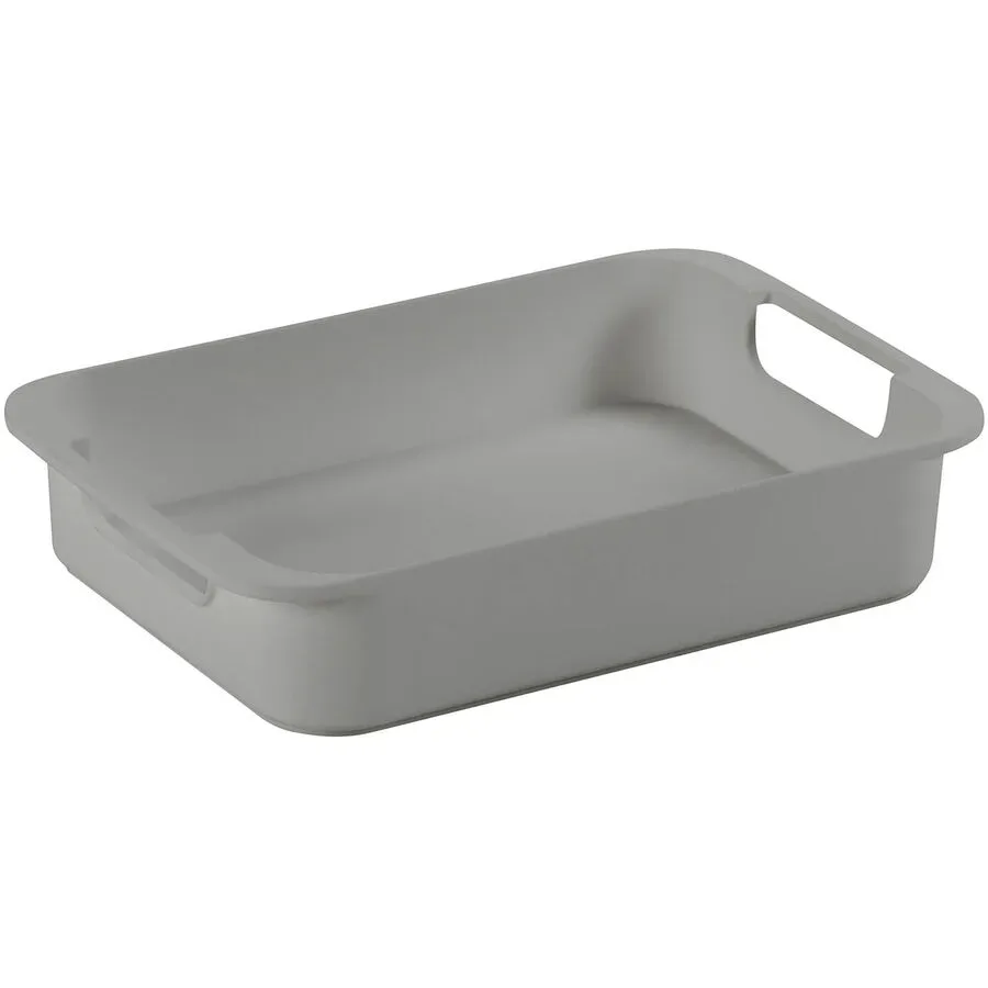 Box Sigma home Grau Kunststoff 24.4 cm 16.1 cm 4.4 cm - Farbe: Hellgrau - Box