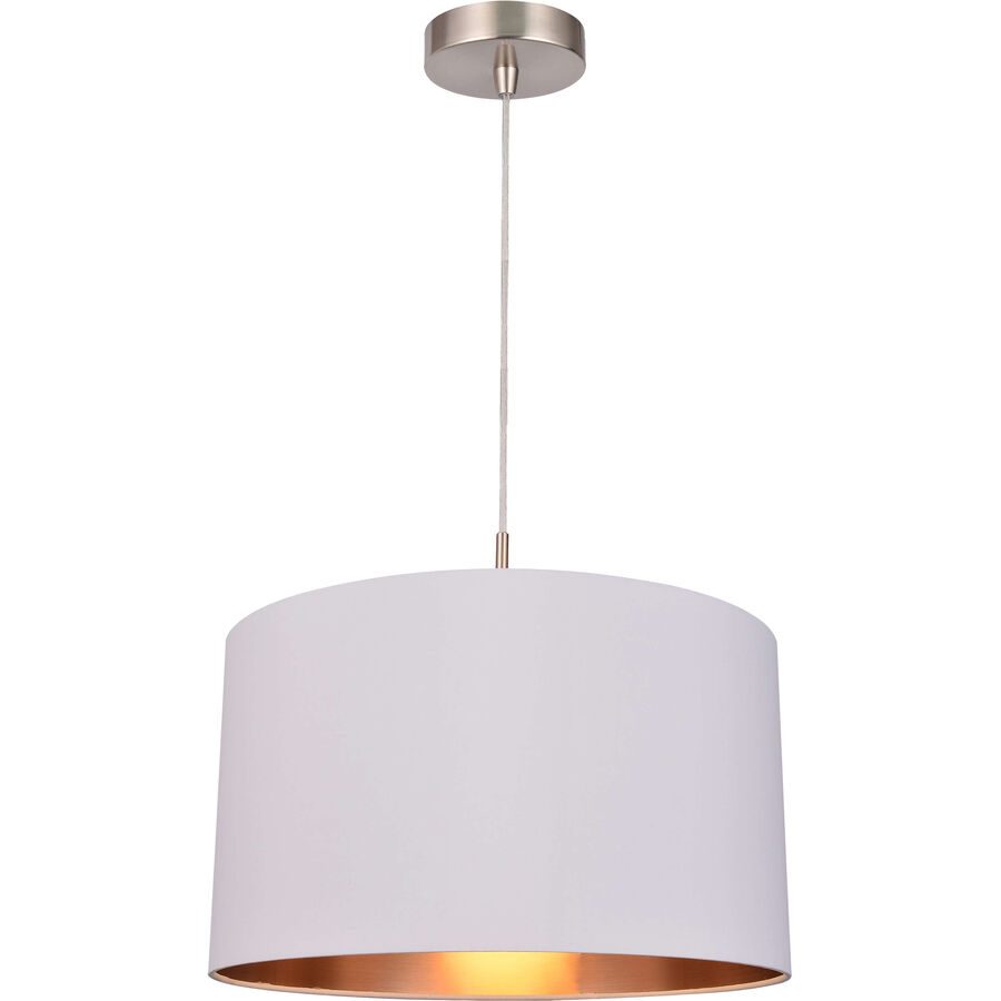 Pendellampe Sky+ Weiss/Kupfer Metall 38 cm 110 cm - Pendellampe