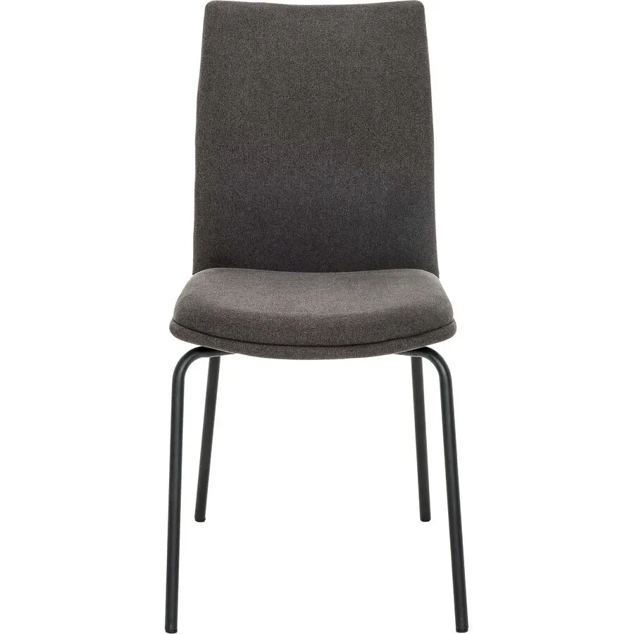 Stuhl Lorena Schwarz Stoff 44 cm - Stuhl