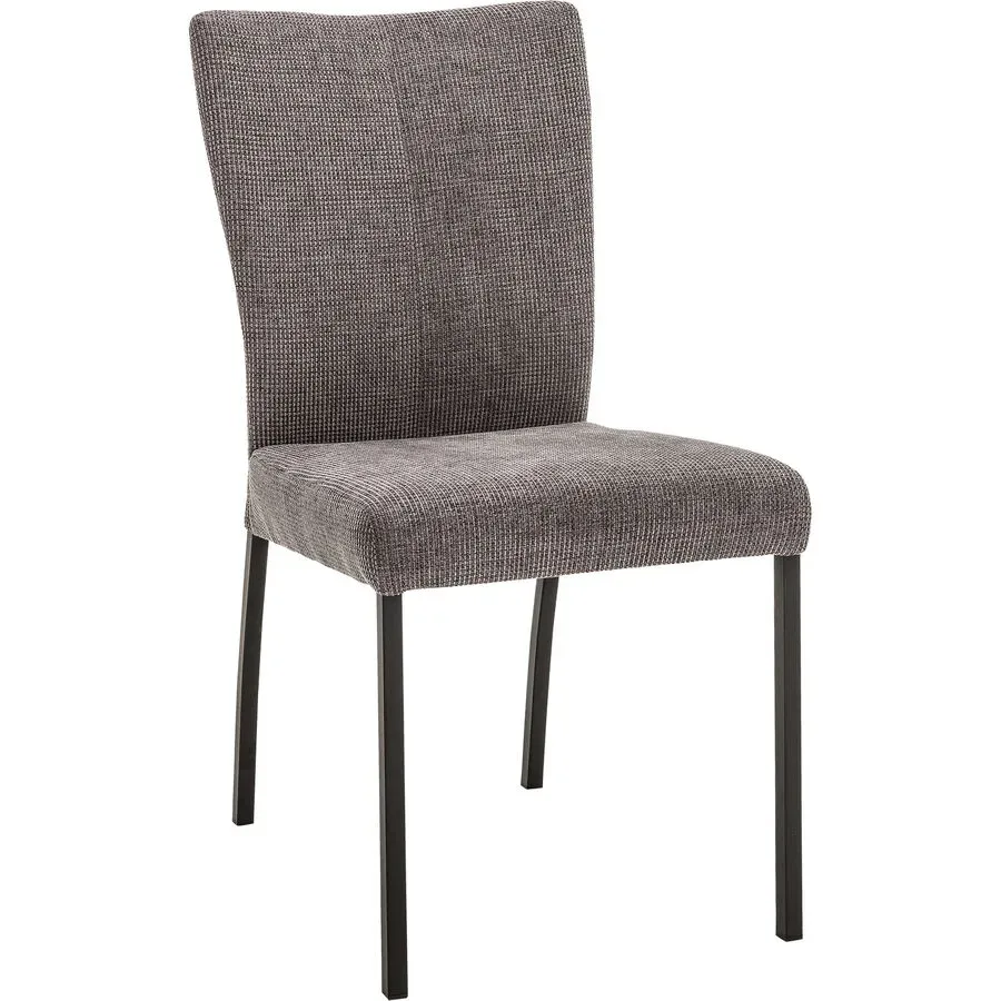 Stuhl Choice Grau Stoff/Metall 46 cm - Farbe: dunkelgrau - Möbel Konfigurator: Traummöbel individuell zusammenstellen - Stuhl