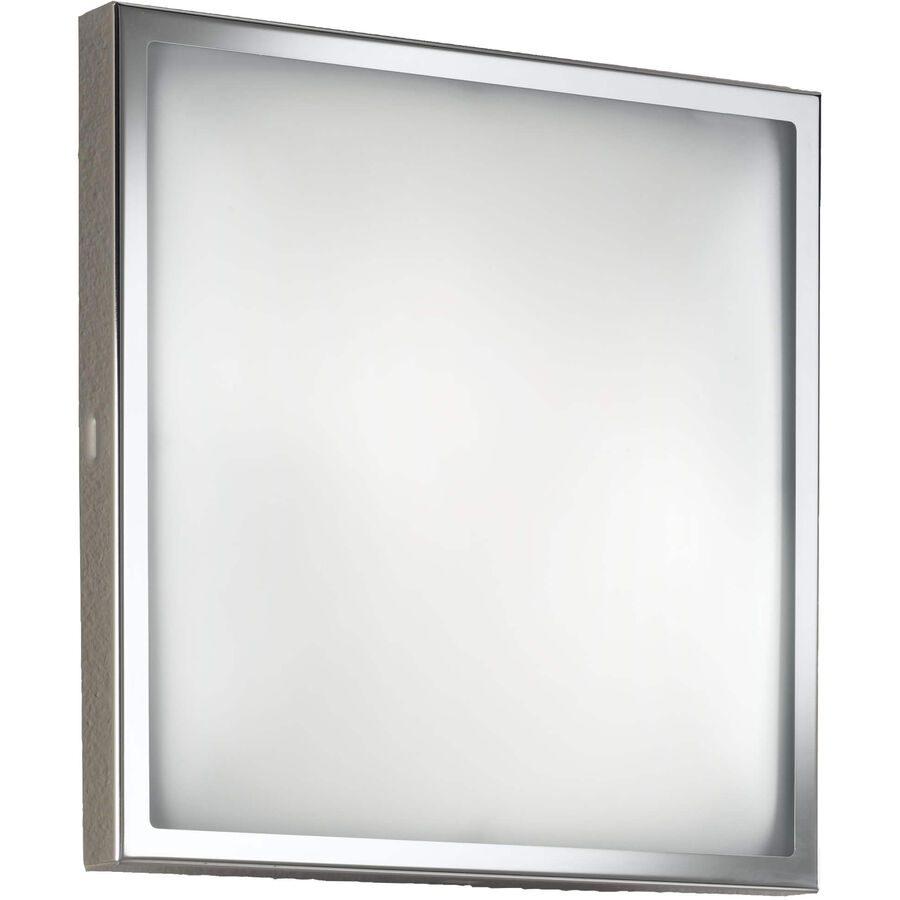 Deckenlampe Opus Grau Metall 40 cm 12 cm - Farbe: verchromt - Deckenlampe