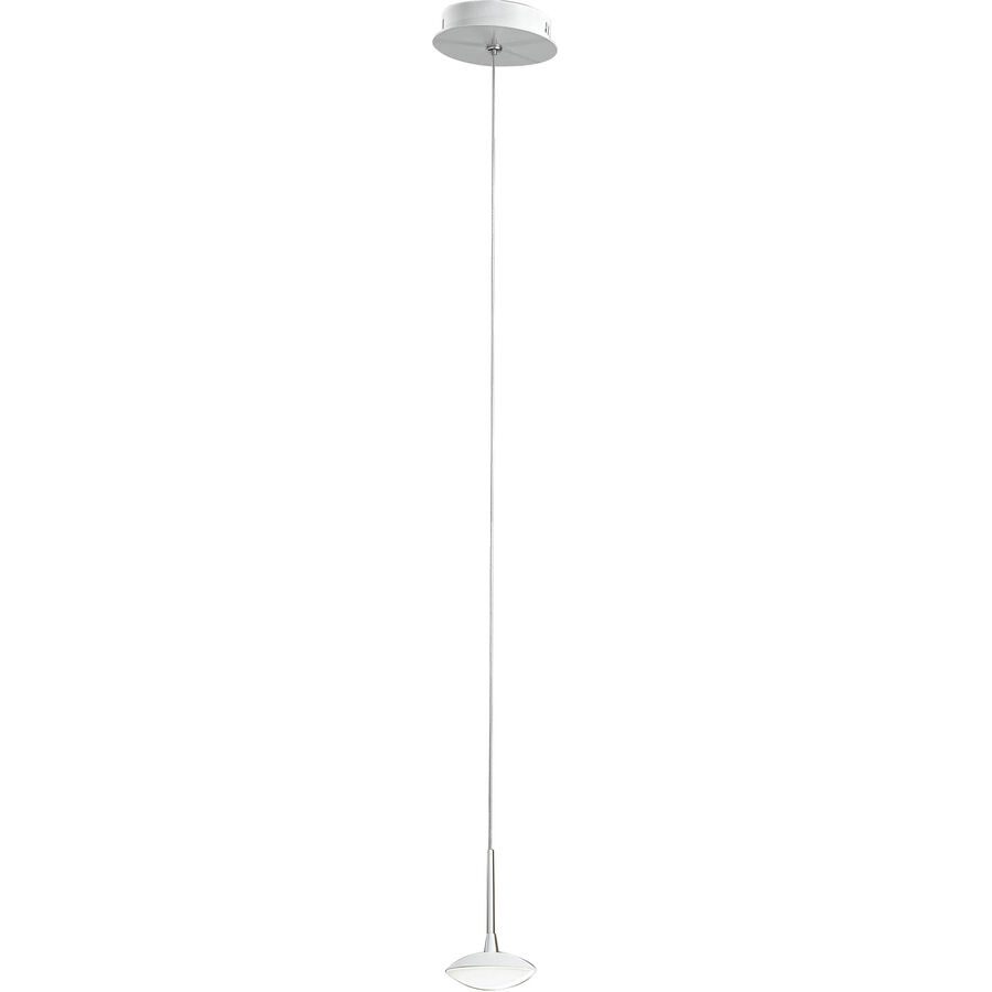 Pendellampe Hara Weiss Metall 200 cm - LED - Lichtfarbe: Warmweiss - Pendellampe- LED Energiesparlampe