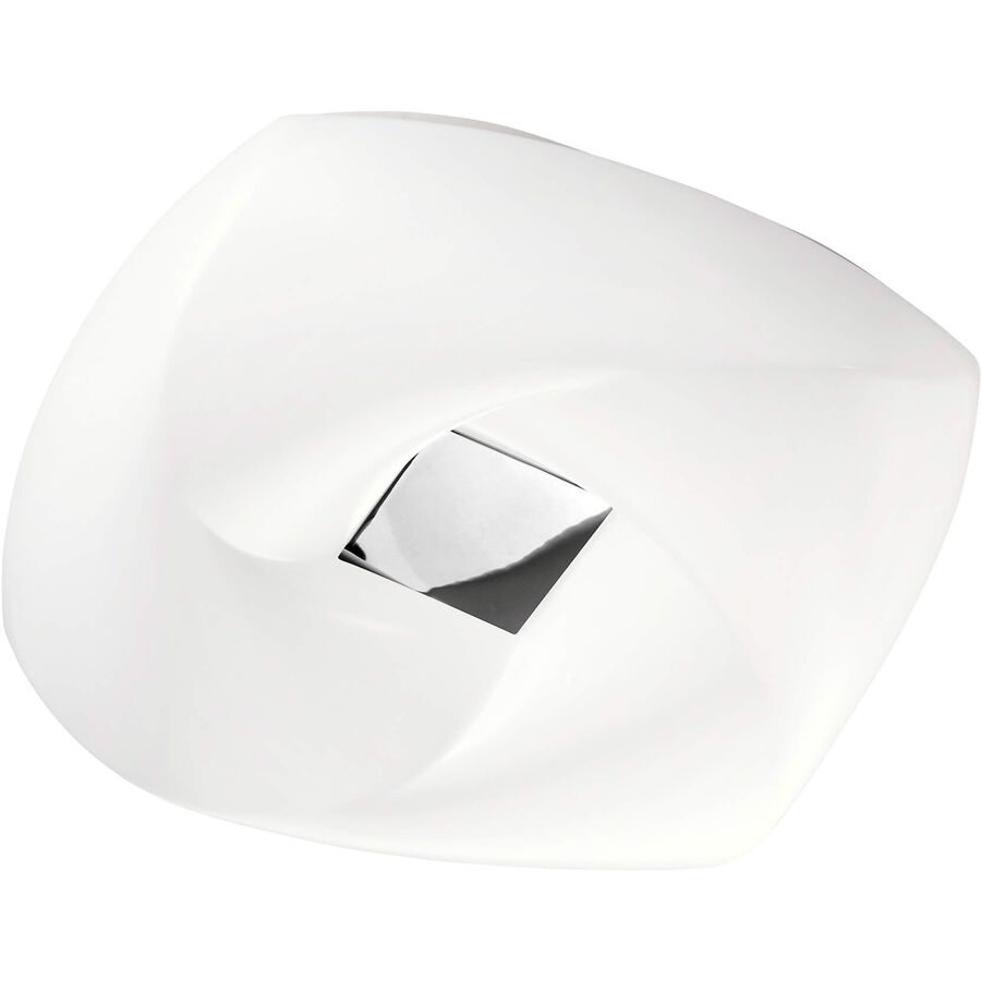Deckenlampe Andras Weiss/Grau Metall 65 cm 12 cm - Farbe: weiss/chrom - LED - Lichtfarbe: Warmweiss - Deckenlampe- LED Energiesparlampe