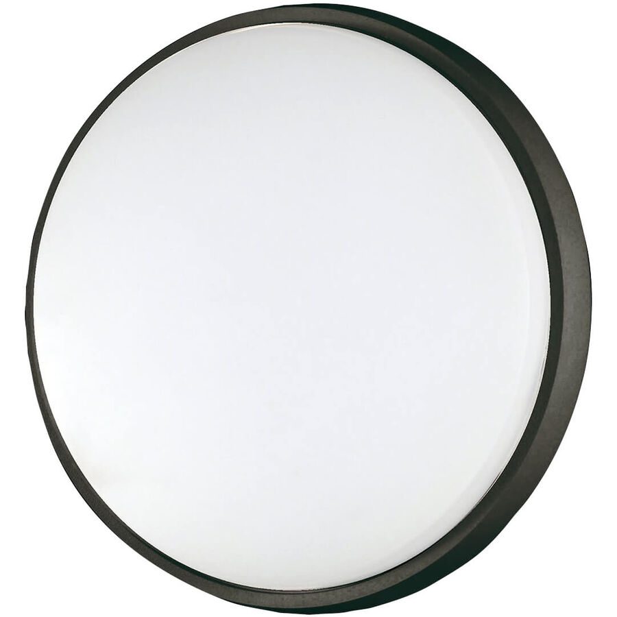 Deckenlampe Oneos Schwarz Aluminium - LED - Lichtfarbe: Warmweiss - Deckenlampe- LED Energiesparlampe