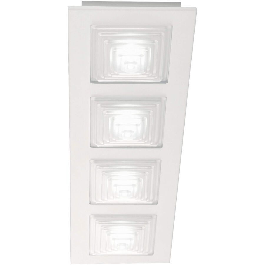 Deckenlampe Faras Weiss Metall 65 cm 7 cm - LED - Lichtfarbe: Warmweiss - Deckenlampe- LED Energiesparlampe