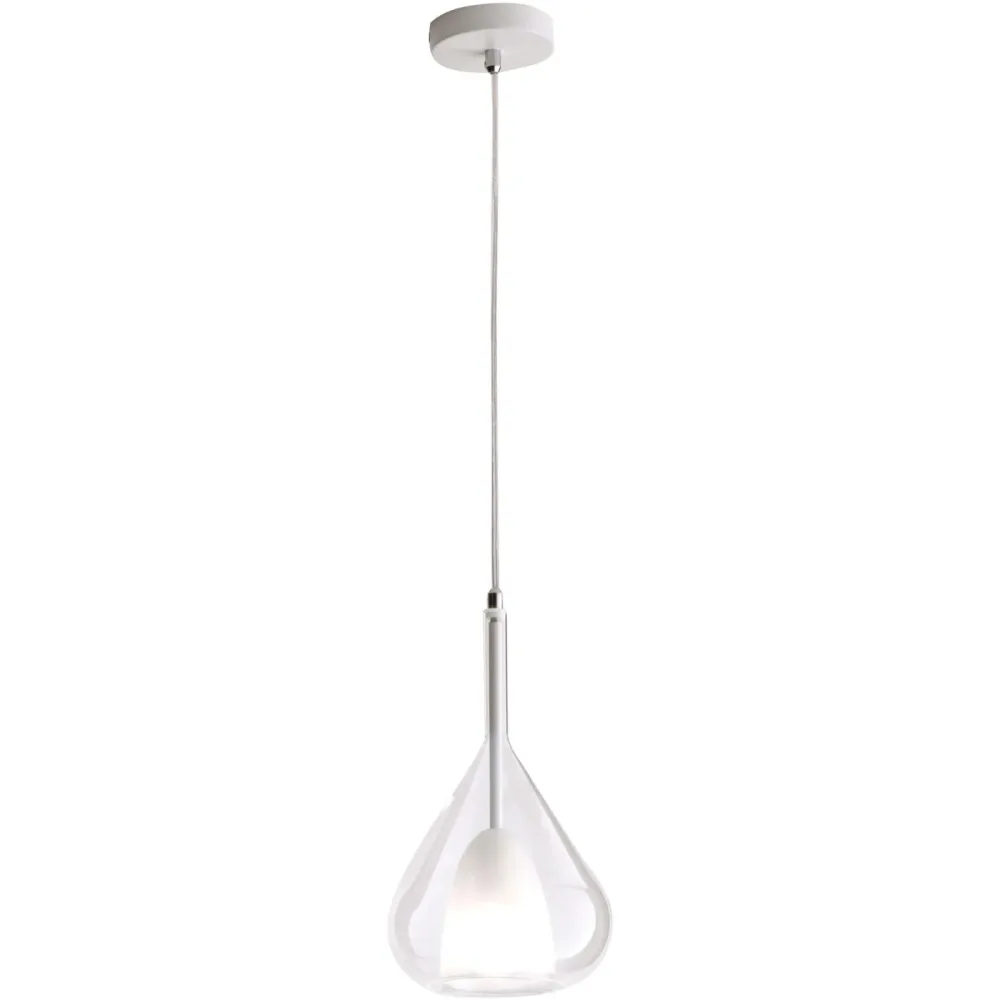 Pendellampe Lyras Weiss Metall 200 cm - Pendellampe