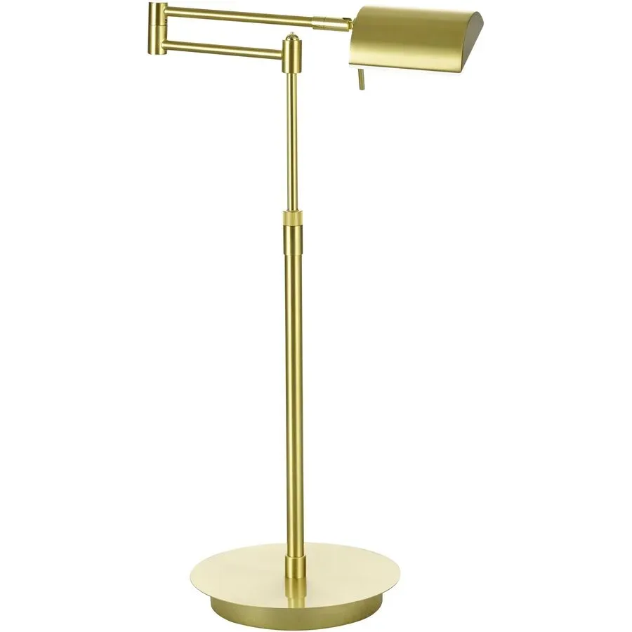 Tischlampe Gaio Gold Messing/Kunststoff 60 cm - LED - Lichtfarbe: Warmweiss - Material: Messing, Acrylglas - Tischlampe- LED Energiesparlampe