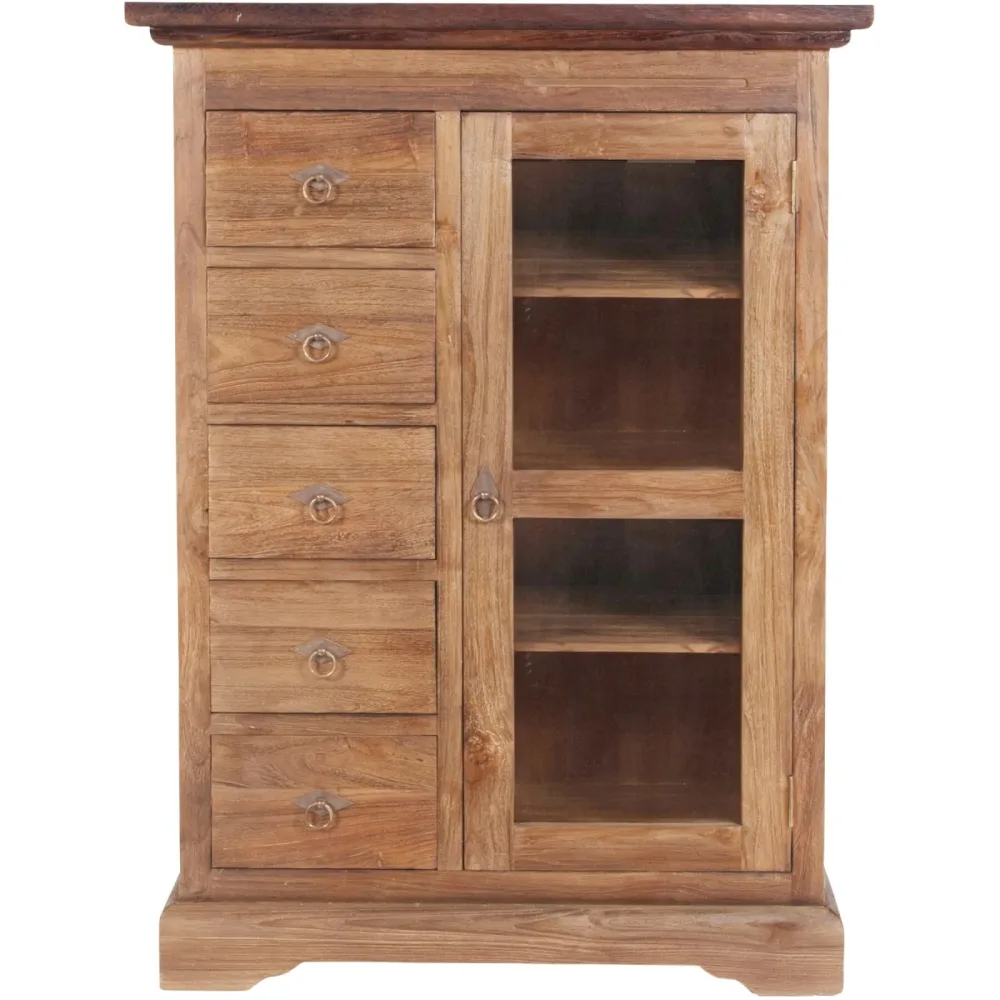 Kommode Oceandrift Braun Holz 86 cm 122 cm - Farbe: natur - Material: Teak - Kommode