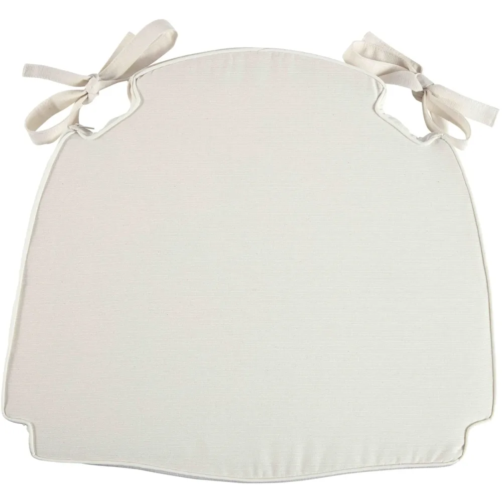 Sitzkissen Zuro Weiss Baumwolle/Polyester 53 cm 47 cm - Material: Canvas - Sitzkissen