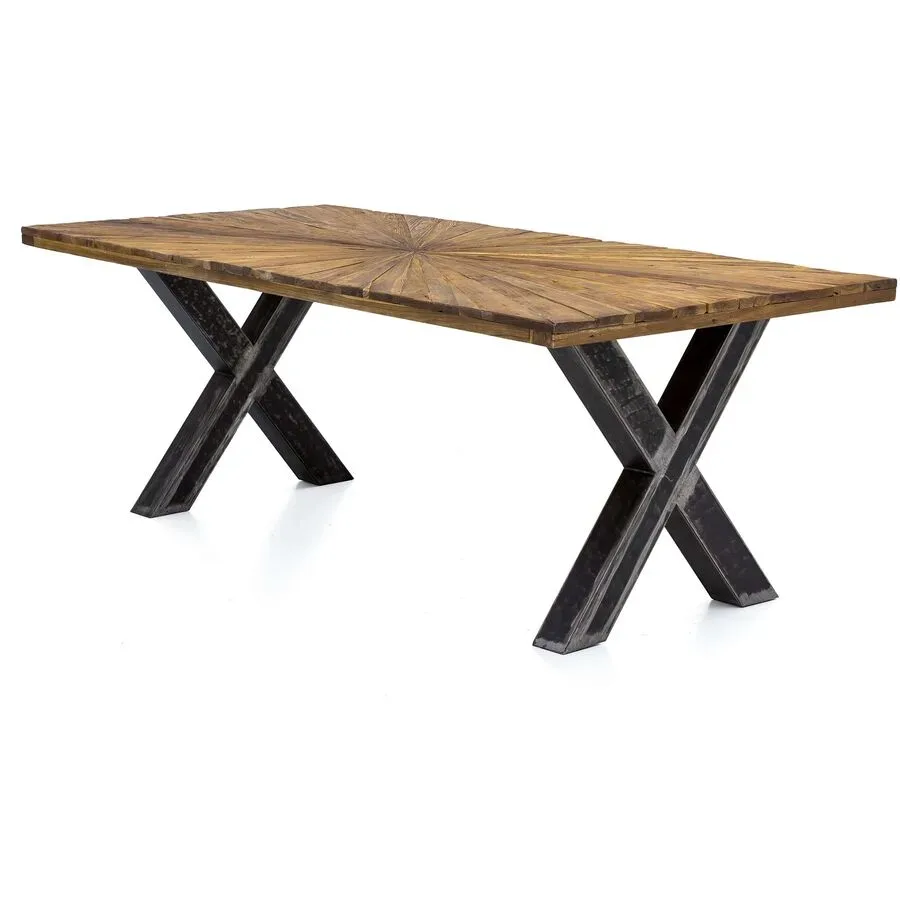 Esstisch Ralf Braun Holz 160 cm - Farbe: natur - Material: Teak - Esstisch