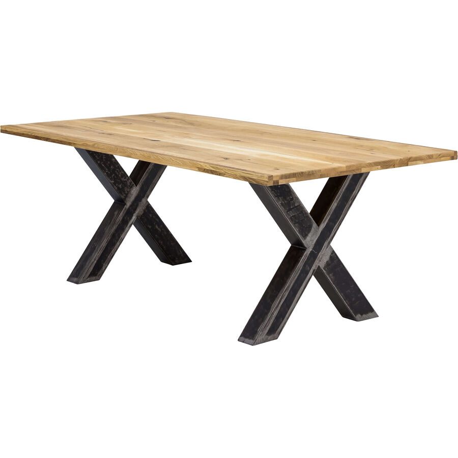 Esstisch Ralf Braun Holz 180 cm - Farbe: natur - Material: Wildeiche - Esstisch