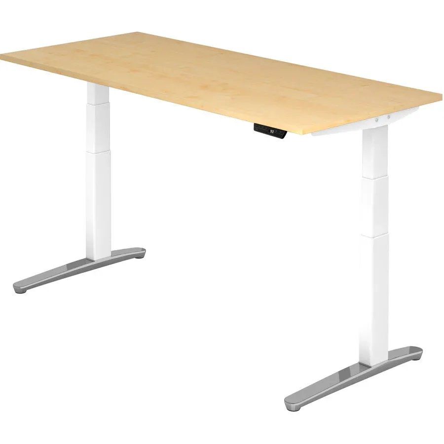 Schreibtisch Office Holz 180 cm - Farbe: Ahorn Dekor - Material: Holzwerkstoff - Schreibtisch