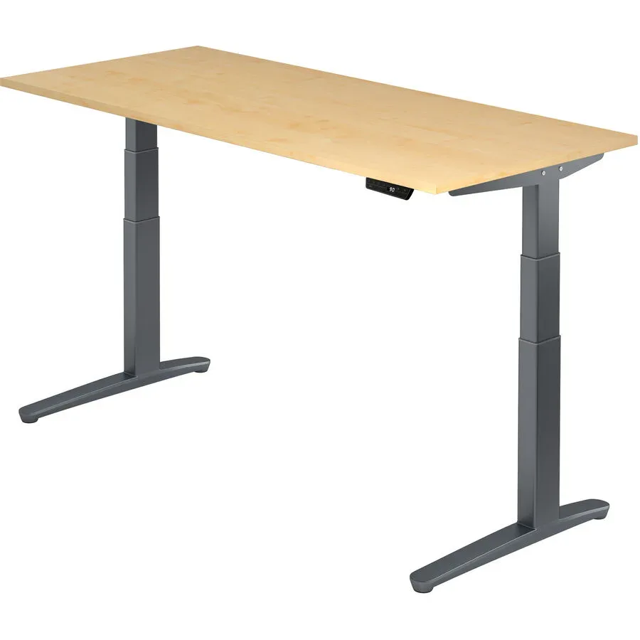 Schreibtisch Office Holz 180 cm - Farbe: Ahorn Dekor - Material: Holzwerkstoff - Schreibtisch