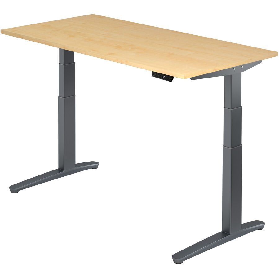 Schreibtisch Office Holz 160 cm - Farbe: Ahorn Dekor - Material: Holzwerkstoff - Schreibtisch