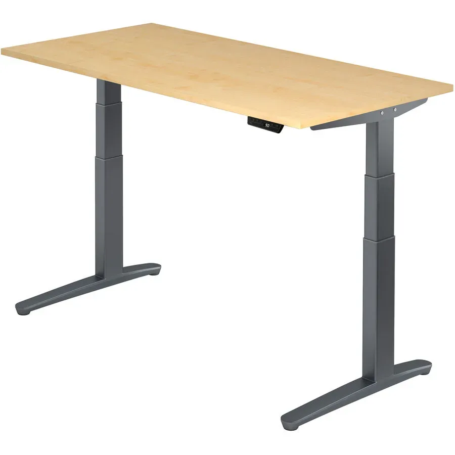 Schreibtisch Office Holz 160 cm - Farbe: Ahorn Dekor - Material: Holzwerkstoff - Schreibtisch