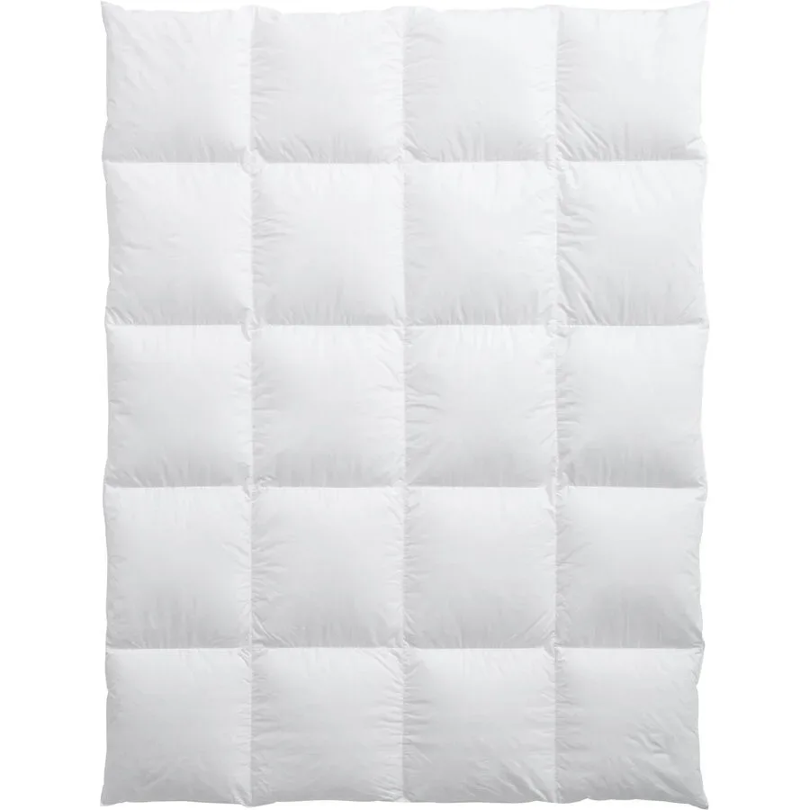 Billerbeck Daunenduvet Saas Fee Weiss Baumwolle 160 cm 240 cm Gänsedaunen - Daunenduvet