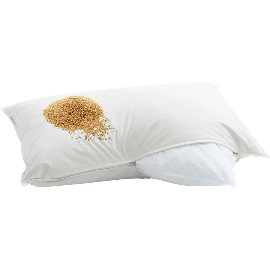 Billerbeck Kissen Casa Hirse Weiss 50 cm 90 cm - Material: Daunen - Schweizer Möbelhersteller - Kissen