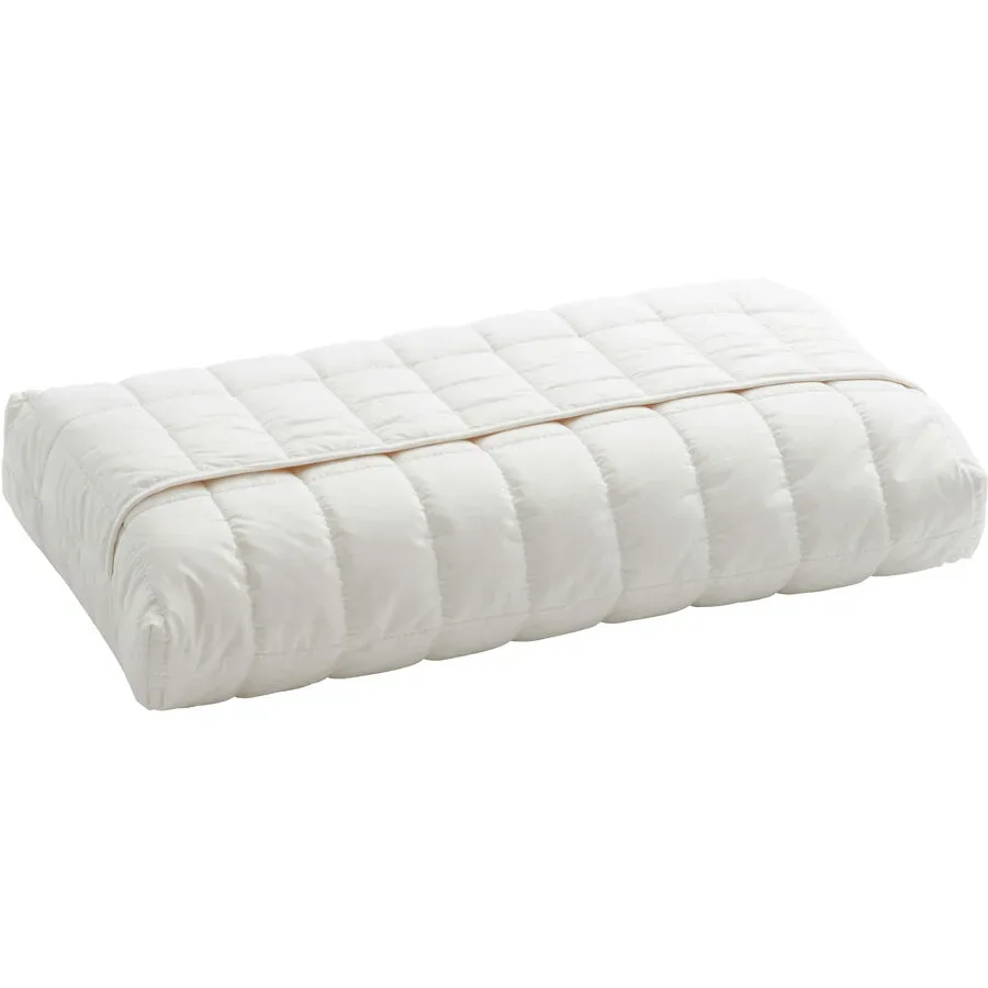 Billerbeck Nackenstützkissen Organic Cosineck Weiss Latex 50 cm 70 cm - Material: Naturlatex - Nackenstützkissen