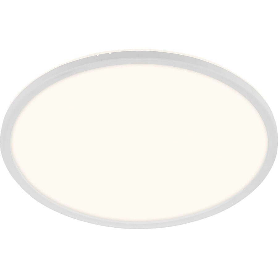 Deckenlampe Bresso Weiss Kunststoff 42 cm 3 cm - LED - Lichtfarbe: Helles Neutralweiss - Deckenlampe- LED Energiesparlampe