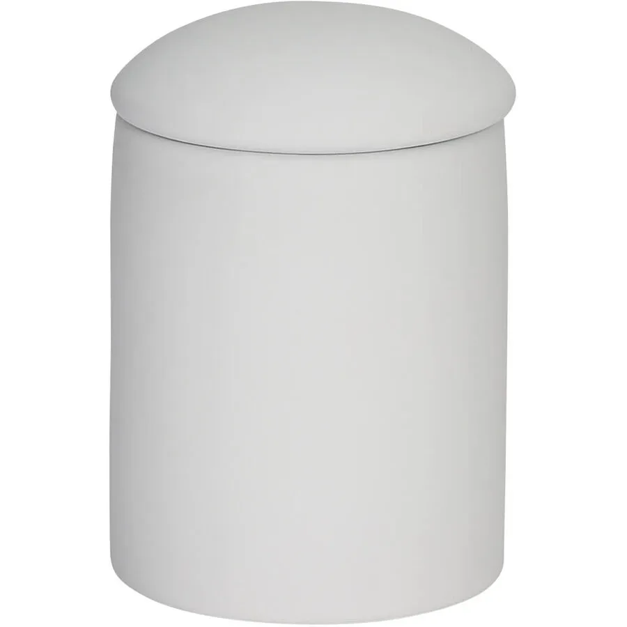 Kosmetikdose Lara Weiss Steingut 8 cm 10.8 cm - Kosmetikdose