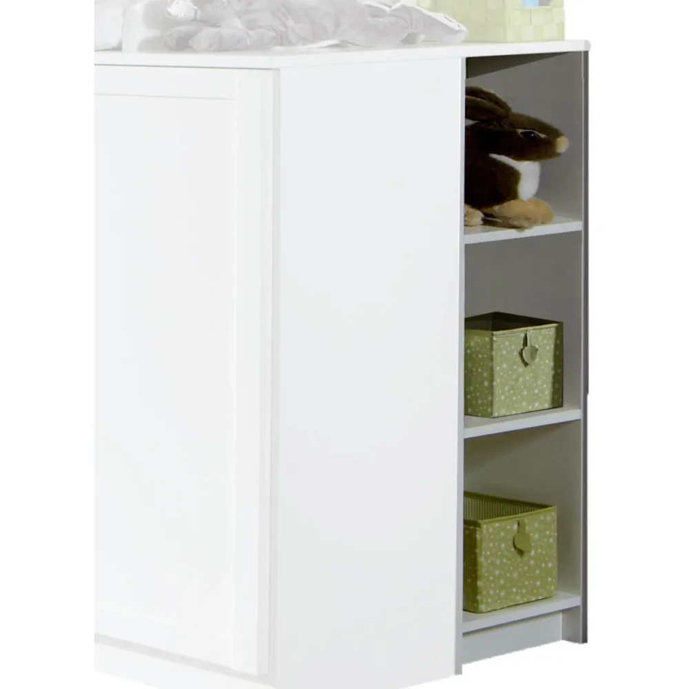 Regal Birgit Weiss Holz 35 cm 91 cm - Farbe: Dekor weiss - Material: Holzwerkstoff - Regal