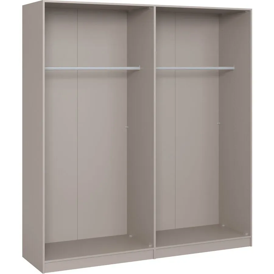 Schrankzubehör Arena Collection Braun Holz 200 cm 56 cm 220 cm - Farbe: nougat - Material: Holzwerkstoff - Schweizer Möbelhersteller - Schrankzubehör