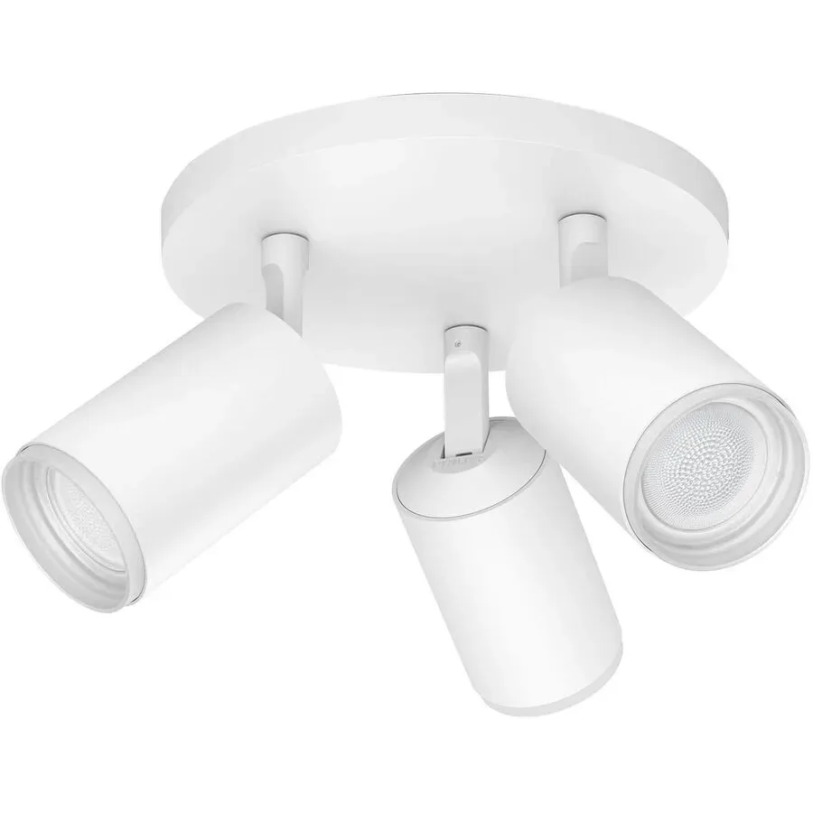 Philips Hue Spotleuchte Fugato Weiss 3 × 5.7 W