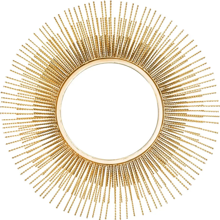 Spiegel Ayla Gold Eisen/Glas 61 cm 61 cm - Spiegel