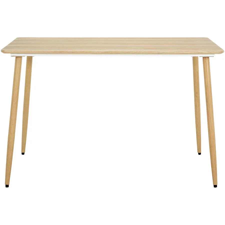 Schreibtisch Eli Braun Holz 140 cm - Farbe: eiche - Material: Holzwerkstoff - Schreibtisch